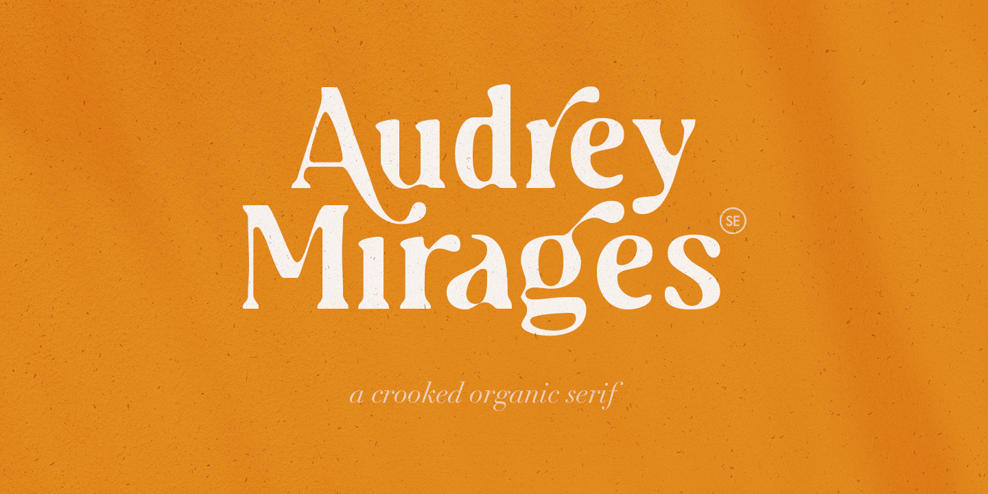 Пример шрифта Audrey Mirages #1